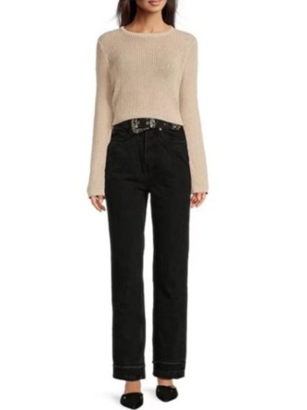 Size 25 Le' AL.X Black Western Denim Jeans